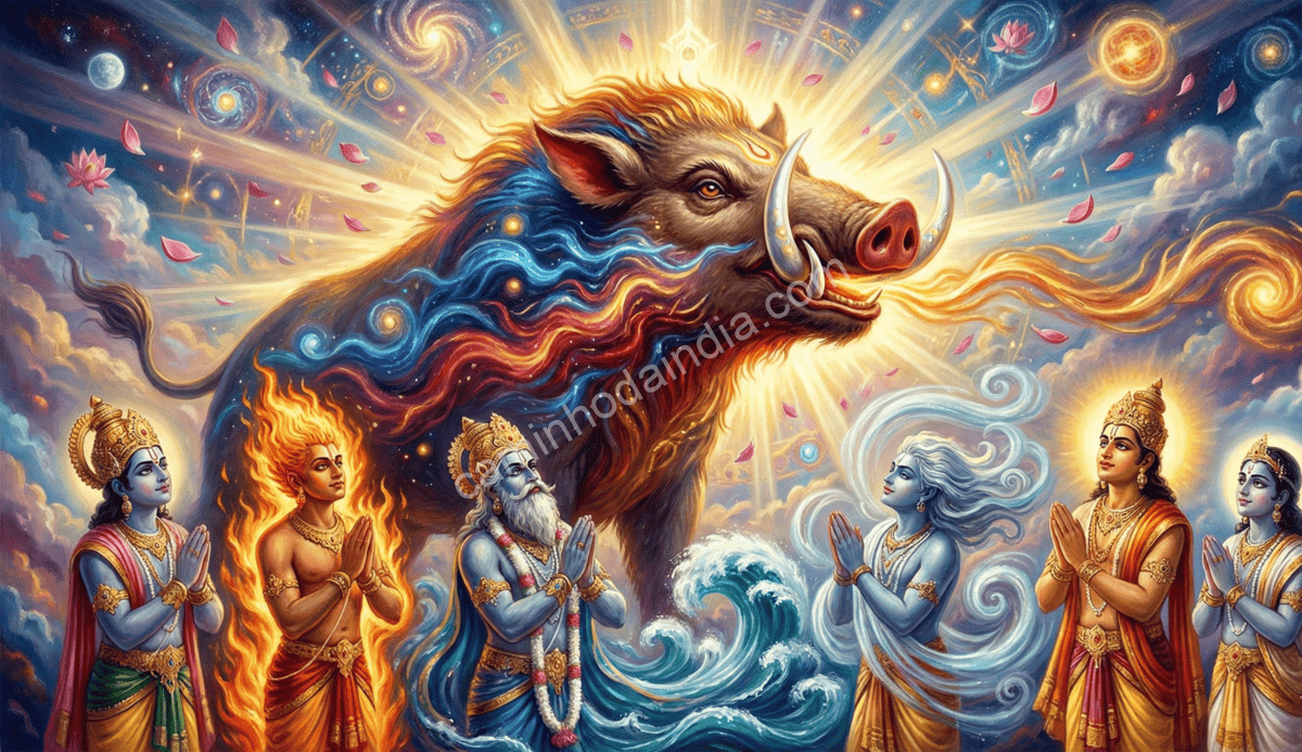 Vishnu Varaha Hiranyaksha