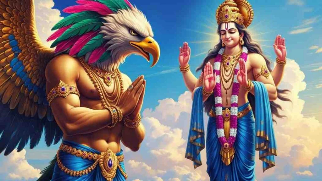 vishnu-abencoando-garuda Vishnu abençoando Garuda