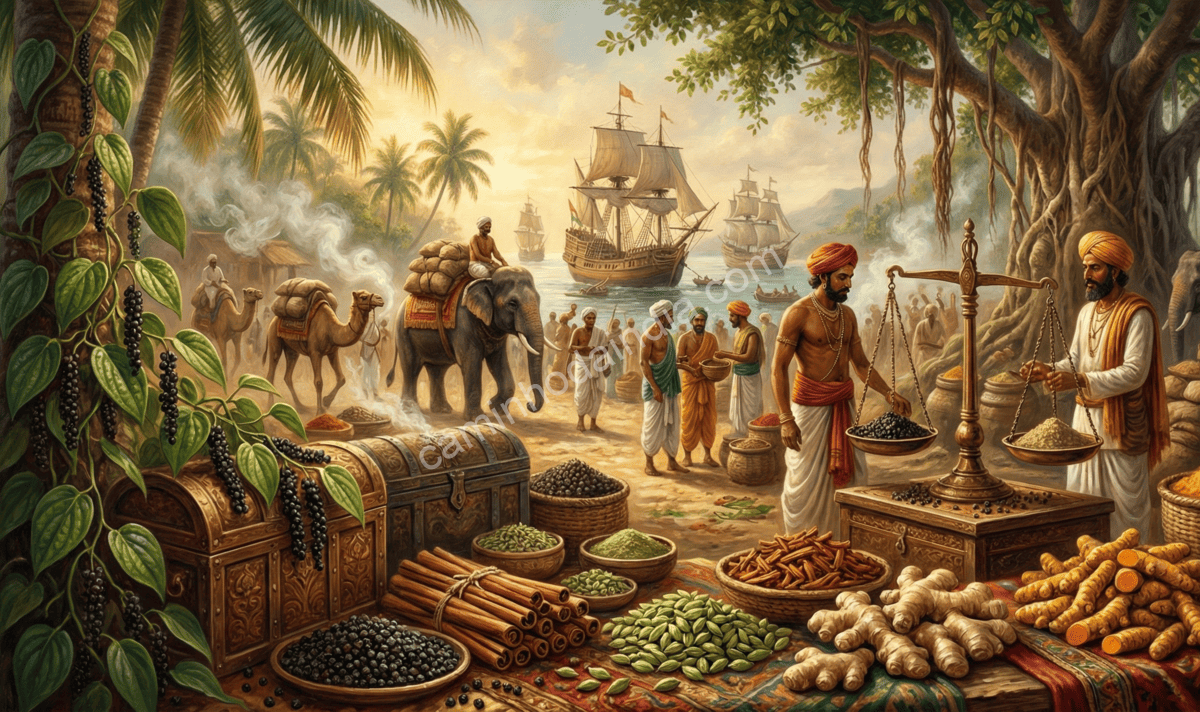 especiarias-india-pimenta-preta-ouro-negro-historia comida apimentada indaiana