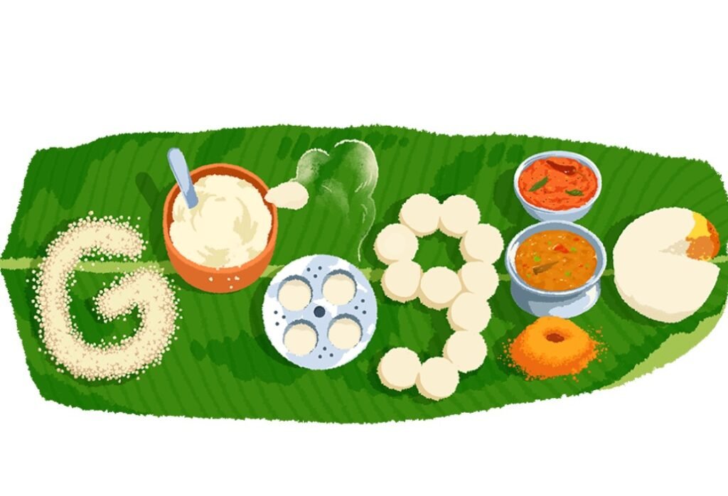 idli-google-doodle o Google homenageou o idli com um Doodle