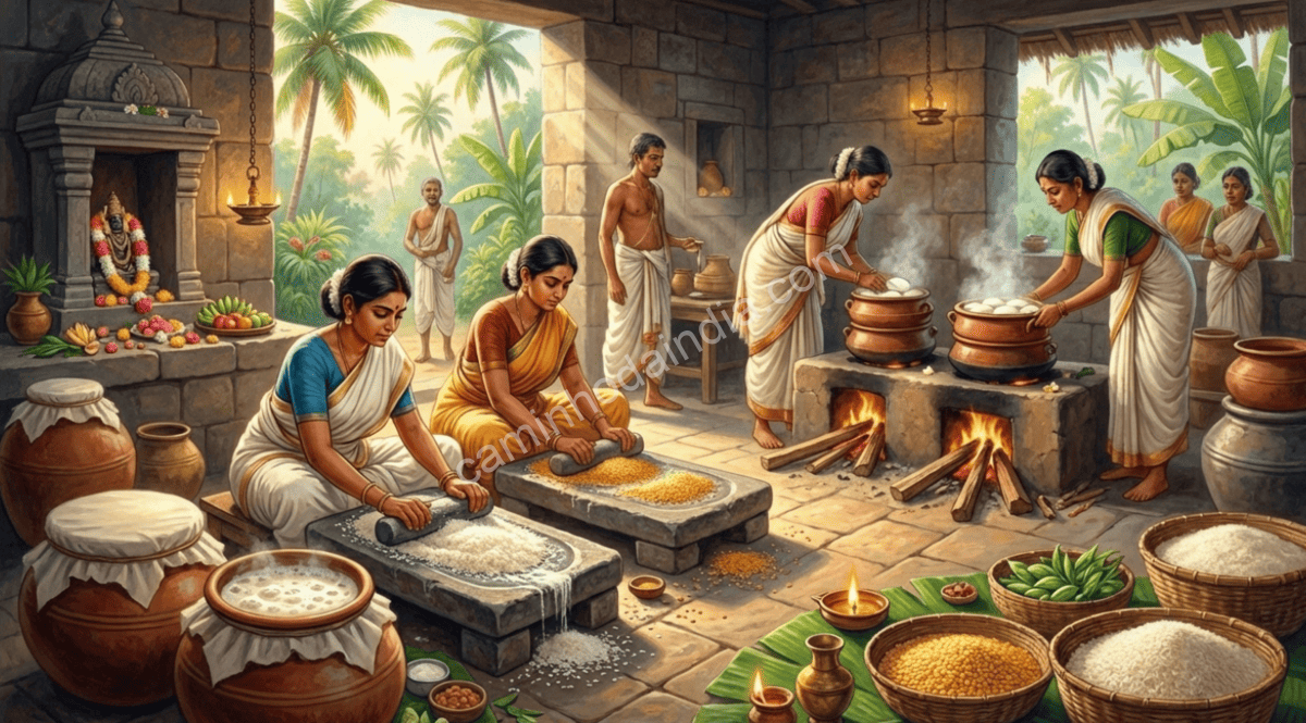 Origem histórica do idli no sul da Índia com fermentação natural e cozimento a vapor