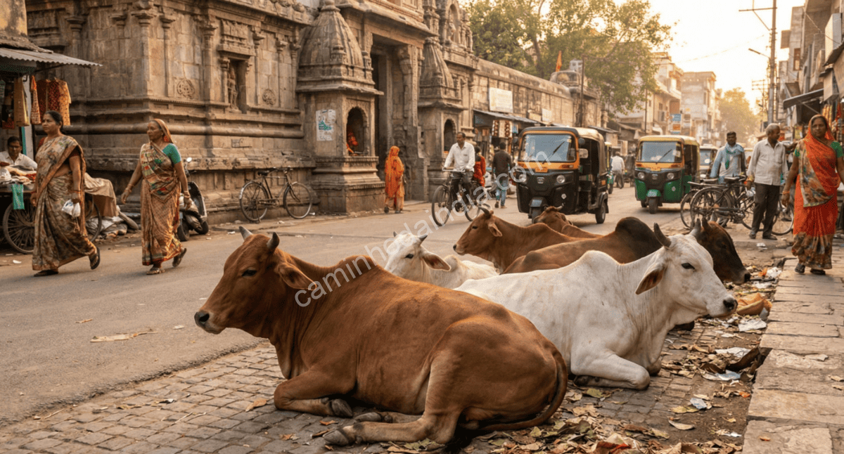 vacas-descansando-rua-movimentada-india