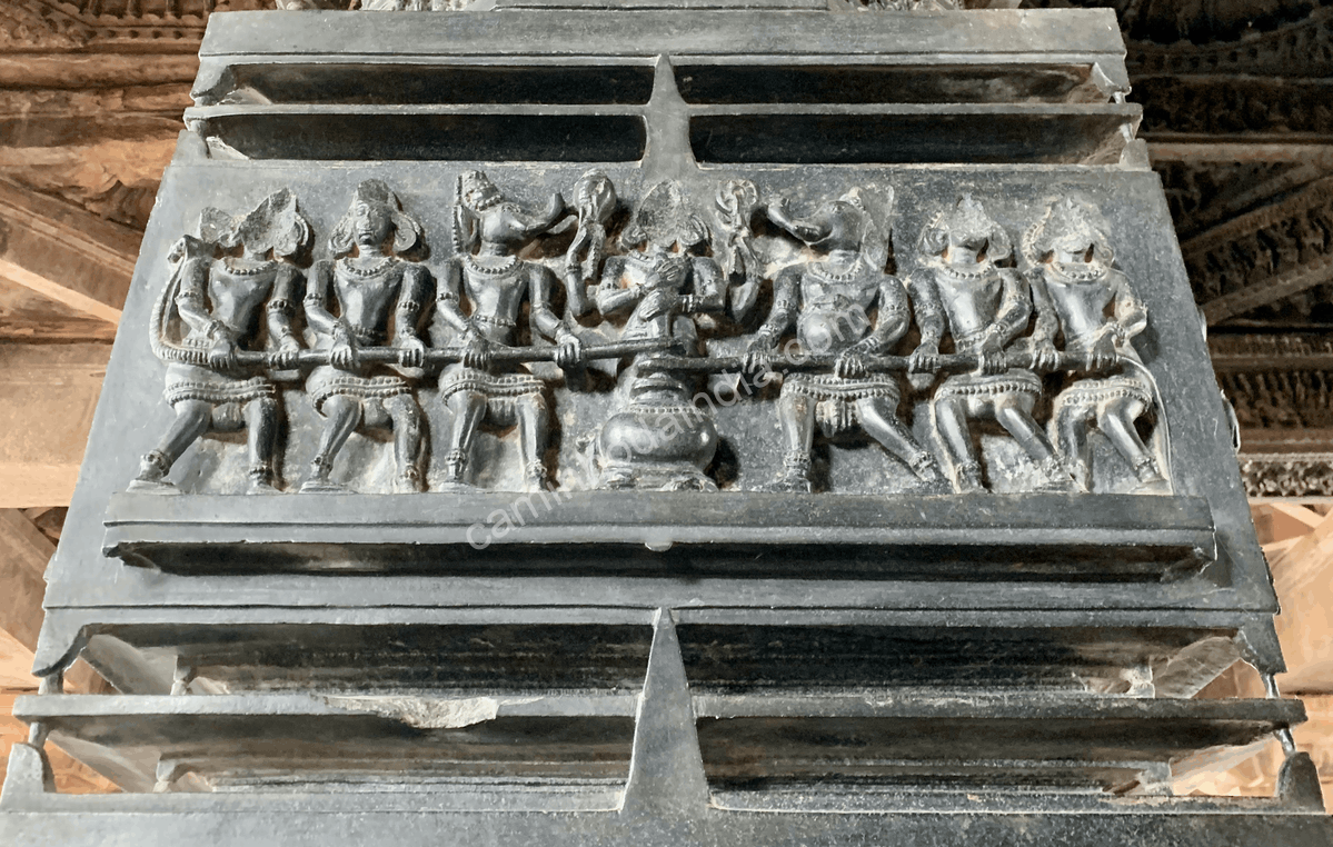 painel-samudra-manthan-templo-ramappa-palampet-telangana Painel em pedra do Samudra Manthan no Templo Ramappa do século XIII em Palampet, Telangana