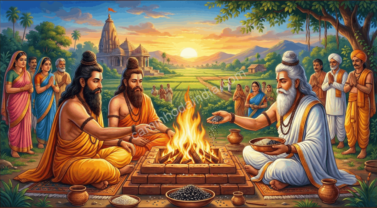gergelim-til-atharva-veda-uso-ritual-alimentar-india Uso do gergelim (tila) em rituais e alimentação na Índia desde os tempos védicos