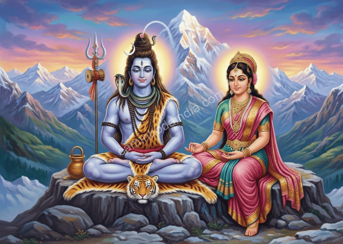mahashivratri-uniao-shiva-parvati-significado Mahashivratri associada à união simbólica de Shiva e Parvati