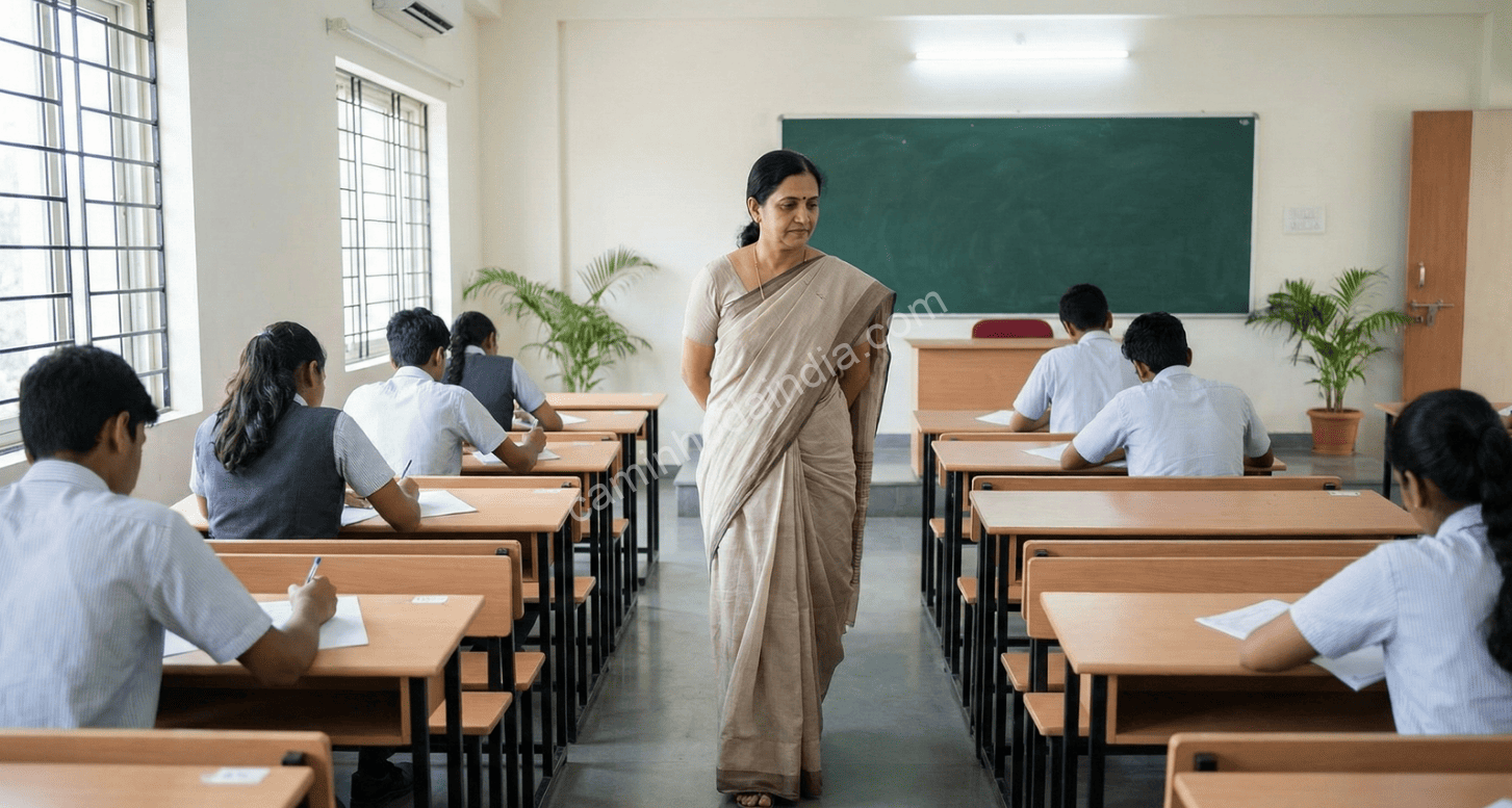 Estudantes indianos iniciando preparação antecipada para os exames dos IITs