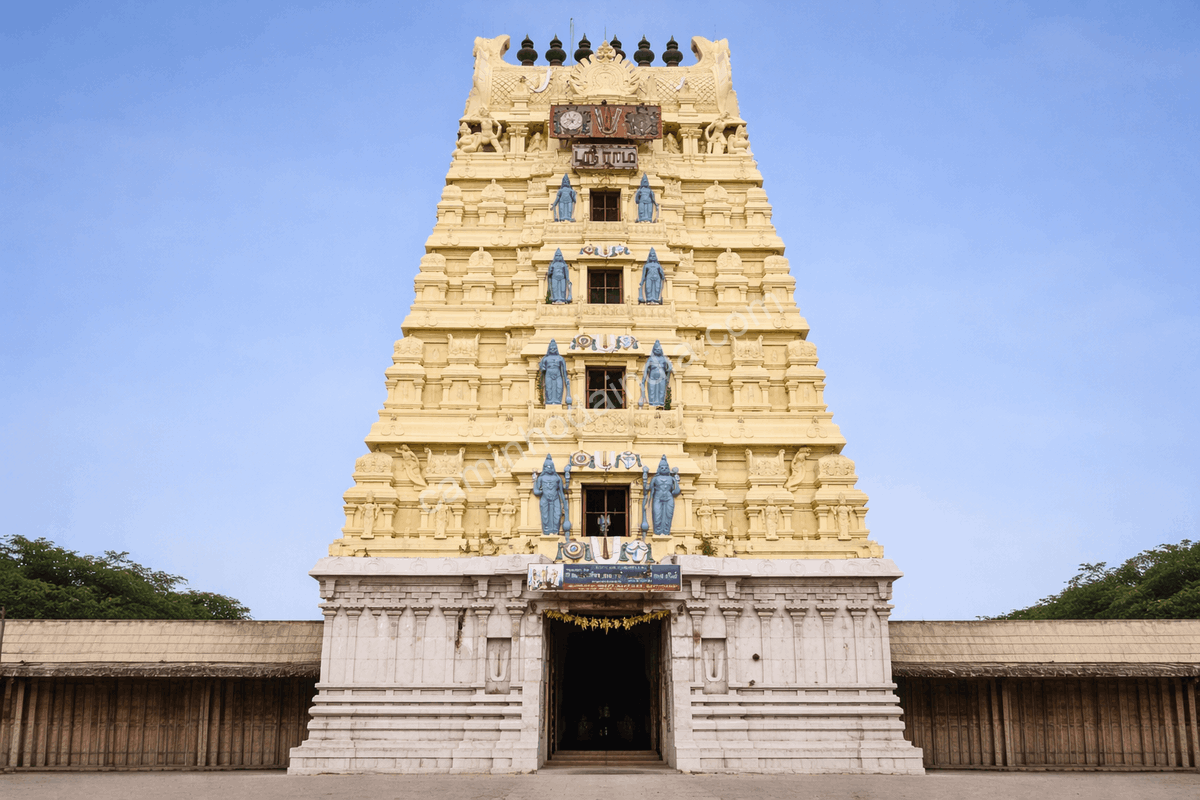 eri-katha-ramar-temple-maduranthakam-tamil-nadu Templo Eri Katha Ramar em Maduranthakam, Tamil Nadu, dedicado ao Senhor Rama, conhecido por sua ligação com a proteção do lago local.