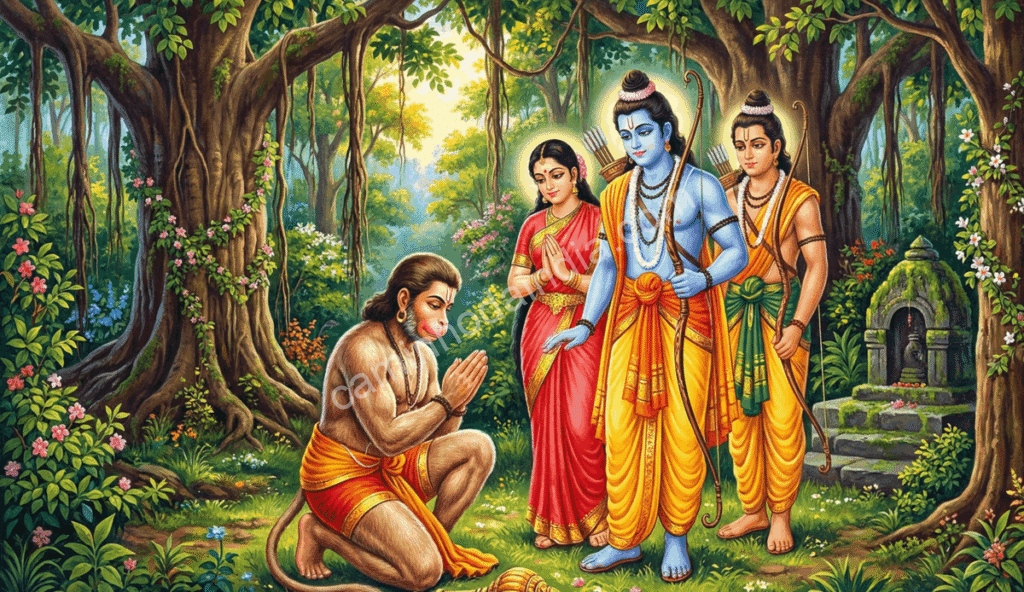 rama hanumana sita lakshmana