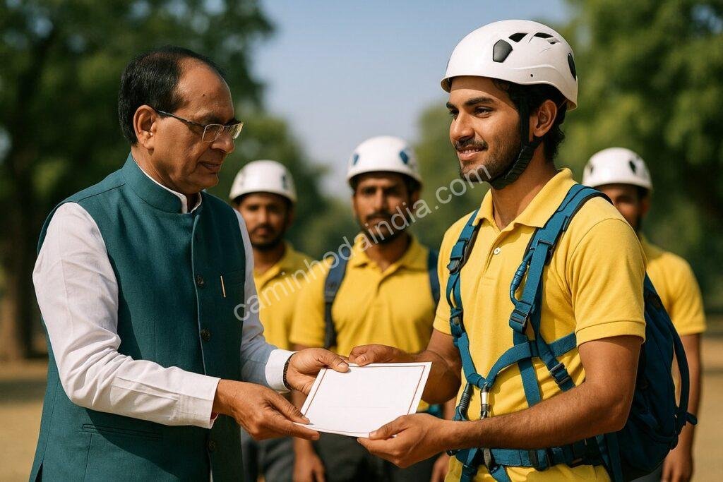 Governo da Índia conclui programa de treinamento para guias de aventura em Bhopal