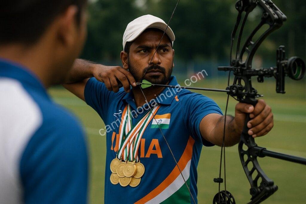 Índia conquista 10 medalhas com domínio dos arqueiros compostos no torneio da Copa da Ásia