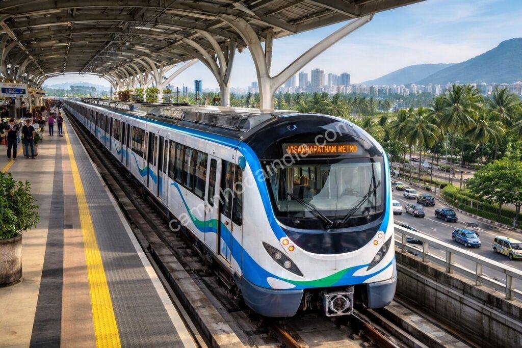 Projeto de Metrô de Visakhapatnam terá quatro corredores de 76,70 km
