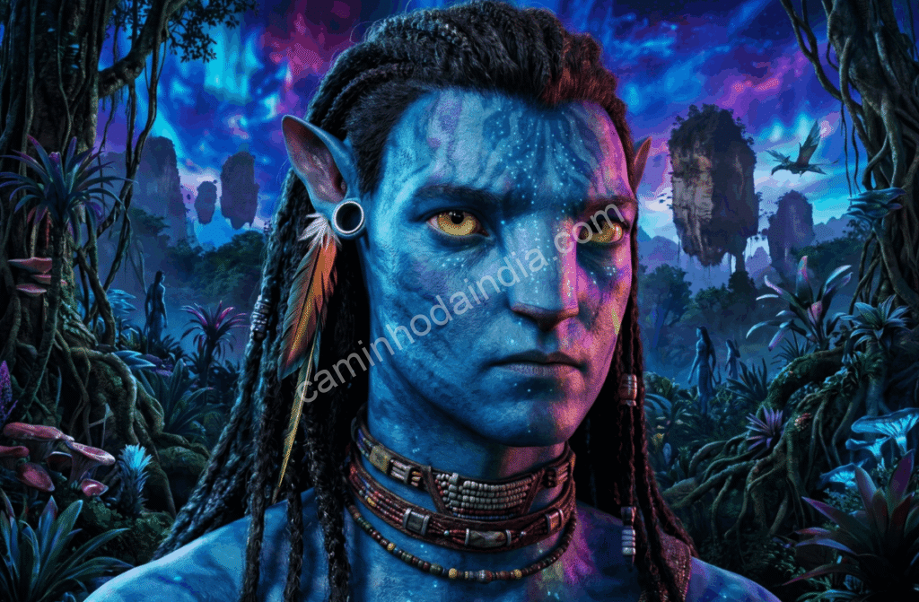 O diretor James Cameron foi muito inspirado pela cultura indiana durante a seleção dos personagens de Avatar.