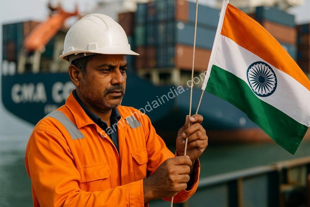 CMA CGM reclassifica navio sob bandeira indiana