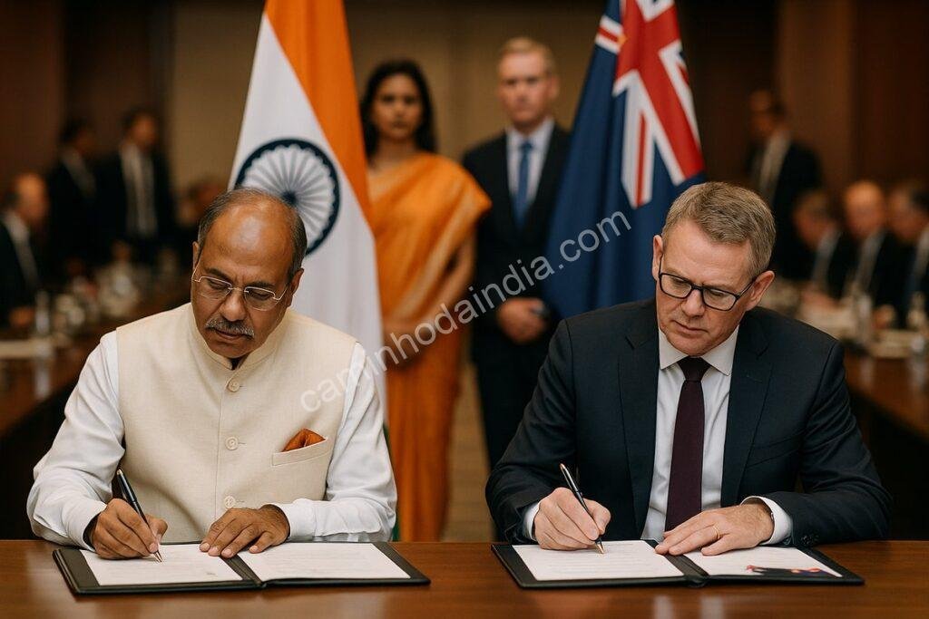 Índia assina acordo de livre comércio com a Nova Zelândia