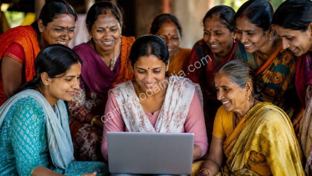 A inclusão digital das mulheres na Índia quase dobrou, segundo pesquisa