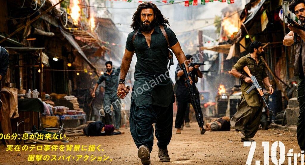 O filme Dhurandhar, com Ranveer Singh, estreia nos cinemas do Japão em 10 de julho.