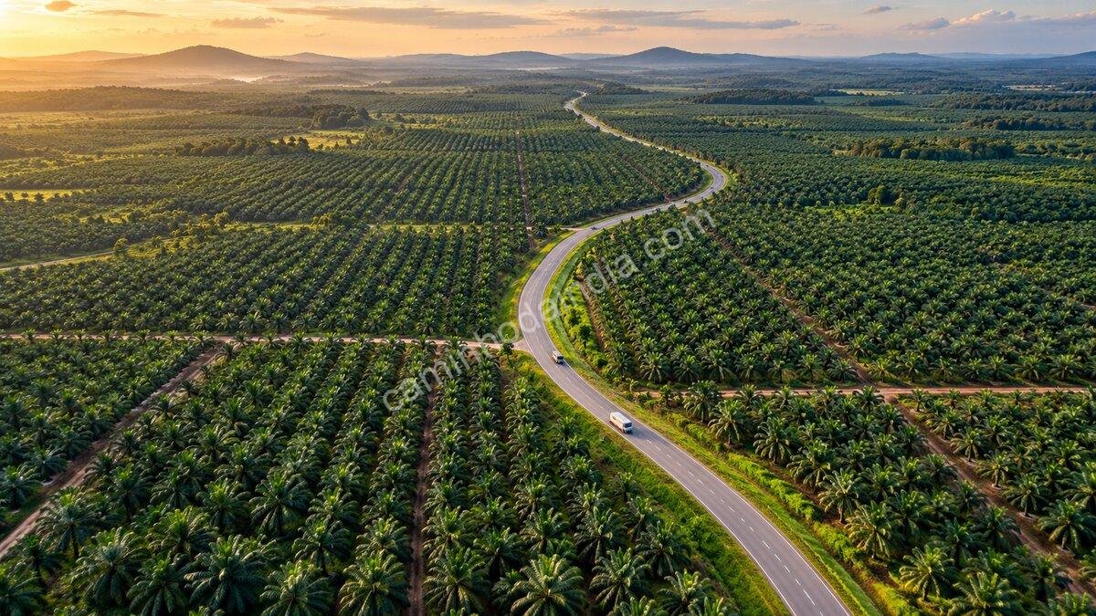 Desafios ambientais da Indonésia: plantações de palma, inundações e custos da nova capital